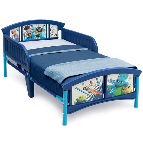 Vista 5 de Delta Children Camas de plástico para niños pequeños, Disney Mickey Mouse y Toy Story 4