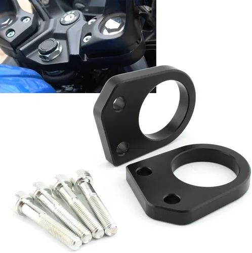 Vista 5 de FSFY - Abrazadera de montaje para manillar elevador para Suzuki GIXXER 250 SF, 0.394 in