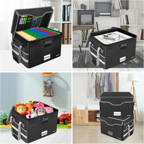 Vista 6 de DocSafe Bolsa organizadora de archivos, juego de caja de documentos ignífuga con cerradura