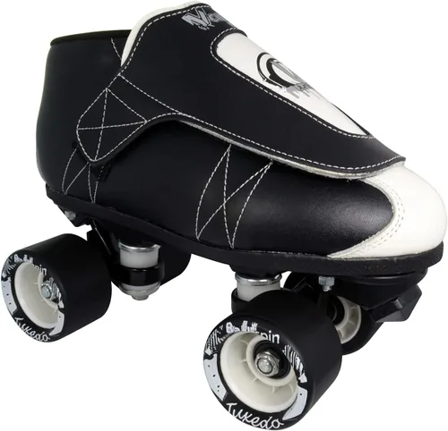 Vista 7 de VNLA Patines de Jam Tuxedo Junior - Patines de Roller Unisex para Interiores para Trucos, Jam y Patinaje de Velocidad