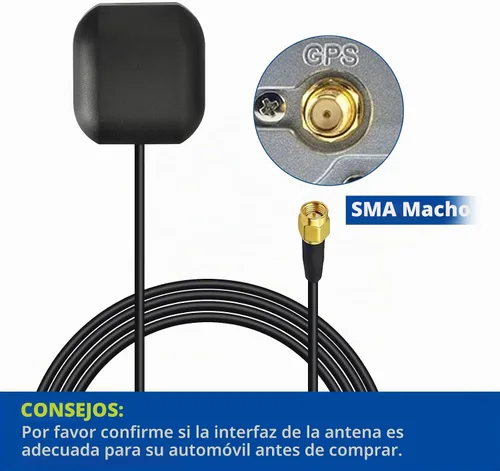 Vista 4 de Bingfu Antena masculina activa impermeable del vehículo de la navegación