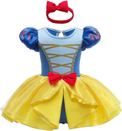 Vista 101 de Dressy Daisy Disfraz de princesa para bebé, disfraz de tutú de tul para cumpleaños, Halloween, traje con diadema