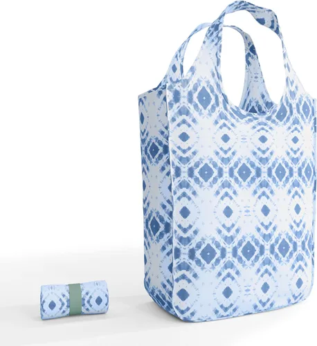 Vista 15 de Pure Sage Bolsa de comestibles reutilizable - Elegante bolsa de compras para comestibles - Bolsa plegable - Tamaño mediano