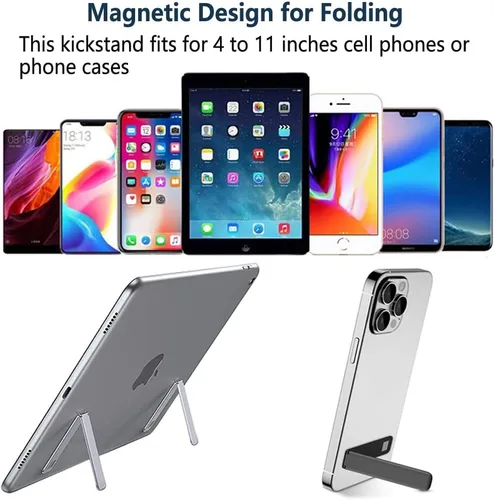 Vista 5 de Kinizuxi - Soporte para teléfono celular, 2 unidades, soporte de aluminio para escritorio