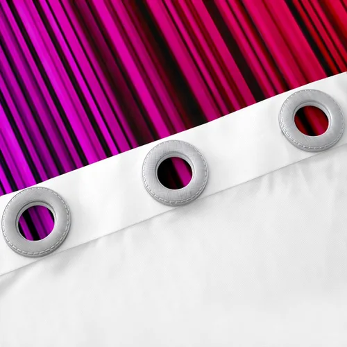 Vista 6 de Feelyou Cortinas abstractas degradadas para niños, adolescentes, azul, rojo y negro, cortinas de ventana para dormitorio, sala de estar, decoración