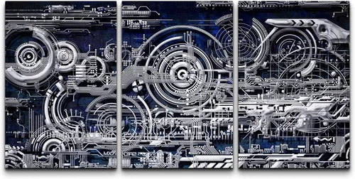 Vista 89 de wall26 Lienzo enmarcado para pared, juego de arte exótico tropical, océano, mar, avión, puesta de sol, transporte, fotografía, realismo, decorativo