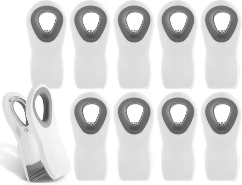 Vista 49 de COOK WITH COLOR Clips para bolsas de chips con imán para almacenamiento de alimentos con agarre hermético para bolsas de pan, bolsas de aperitivos
