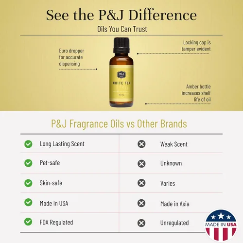 Vista 131 de P&J Trading - Aceite perfumado de Pearberry 100ml - Aceite aromático para hacer velas, jabón, aceite para difusores