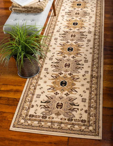 Vista 41 de Unique Loom Taftan Collection - Alfombra de borde geométrico de inspiración tribal (2 pies 2 pulgadas x 3 pies, rectangular, negro/gris)