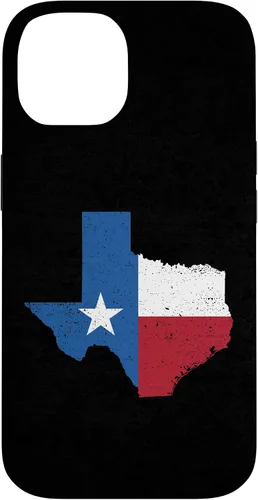 Vista 4 de Funda para iPhone 17 con la bandera del estado de Texas, diseño vintage de Texas, Estados Unidos