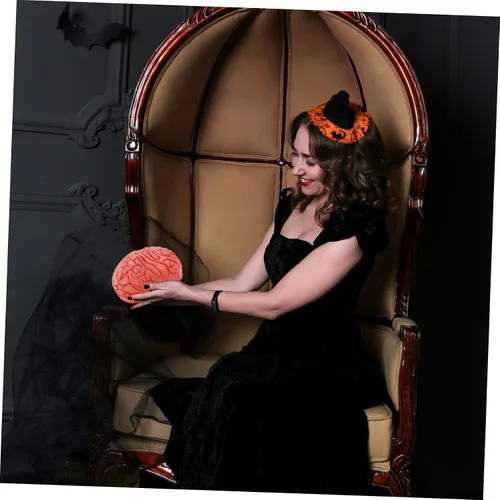 Vista 6 de ARTIBETTER Halloween partes del cuerpo zombi cerebro halloween Cerebro decoración accesorios fiesta accesorios falsos decorar prótesis mano prótesis