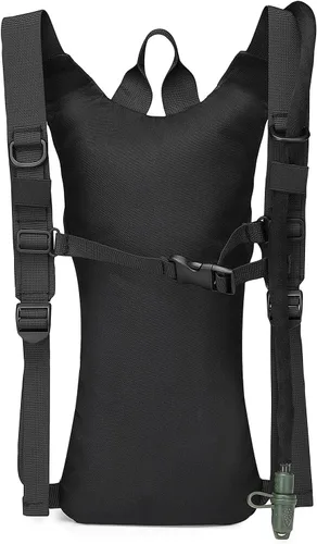 Vista 4 de Mochila de hidratación con aislamiento bolsa de agua con vejiga de 3 l de TPU, mochila táctica Molle de hidratación para senderismo, ciclismo, correr