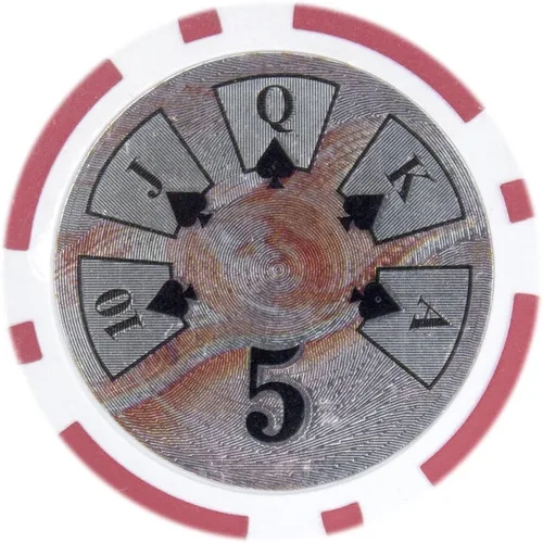 Vista 7 de Brybelly Ben Franklin Poker Chip - Compuesto de arcilla pesada de 0.49 oz, paquete de 50