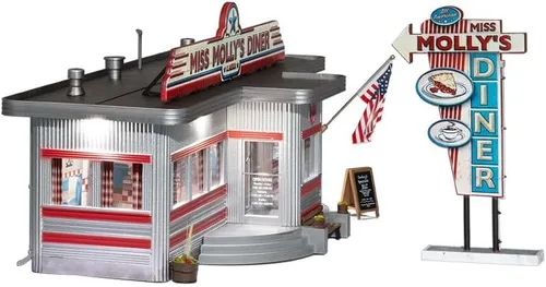Vista 4 de Woodland Scenics BR5870 O Miss Molly's Diner