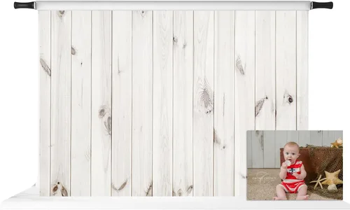 Vista 16 de Kate 2.1x1.5m Telón de fondo de madera para fotografía Vintage Marrón Retro Shiplap Foto Fondo de fiesta Rústico para fotografía Características