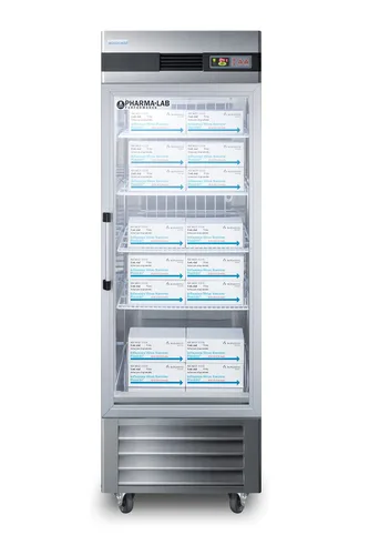 Vista 2 de ACCUCOLD Refrigerador médico de 23.0 pies cúbicos, 28 pulgadas de ancho, refrigerador de vacunas, acero inoxidable con puerta de vidrio, ARG23ML