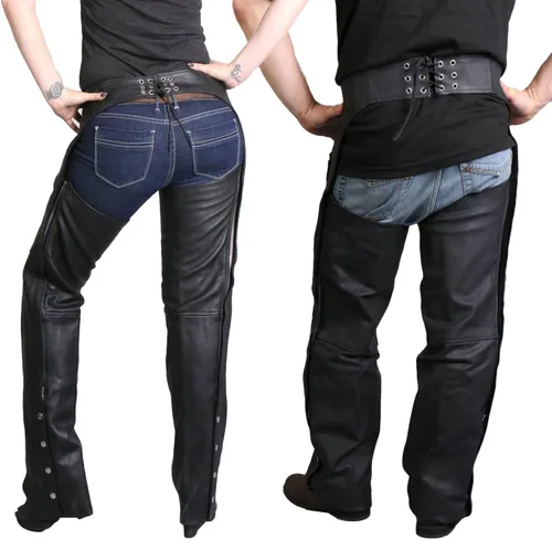 Vista 3 de Hot Leathers - Chapas de cuero completamente forradas