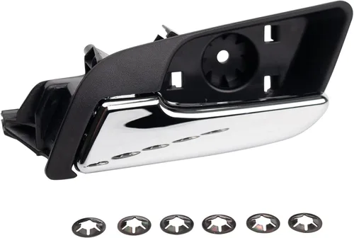 Vista 62 de TRQ Manija Interior de Puerta del Lado del Pasajero Negra Compatible con Ford Bronco 1987-1996 F-150 1987-1997 F-250 1997 F-250 HD F-350