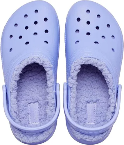 Vista 6 de Crocs - Zuecos infantiles unisex con forro, clásicos