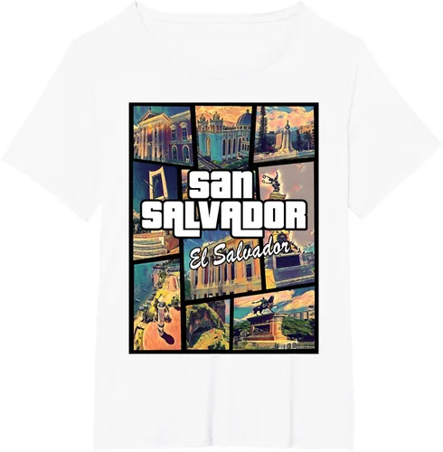Vista 85 de Camiseta Orgullosa de San Salvador Capital El Salvador