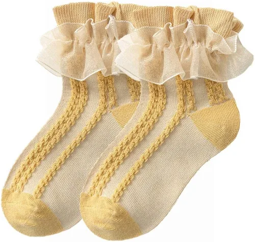 Vista 7 de YUEN baby-girls Lice Socks