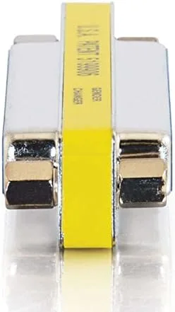 Vista 3 de C2GCables to Go 02774 DB25 FF Mini cambiador de género (Coupler), PlataAmarillo