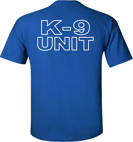 Vista 2 de K-9 Unidad Policía Camiseta K9 Handler Police Dog Canine