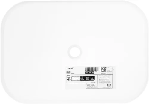 Vista 3 de Ikea TROFAST Tapa Blanca 15.7 x 11.0 in (IKE-574.545.00)