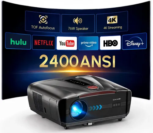 Vista 11 de Cine en casa interior de la luz del día del proyector elegante 4K
