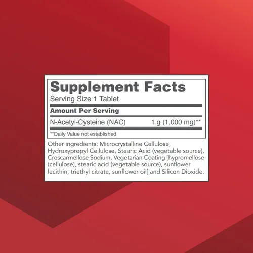Vista 2 de Protocolo para Life Balance NAC 1000 mg, Respiratorio*, 120 Tabs