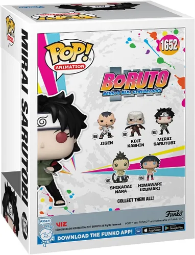 Vista 3 de Funko Pop! Animation: Boruto - Mirai Sarutobi - Boruto: Naruto Next Generations - Figura de vinilo coleccionable - Idea de regalo - Producto