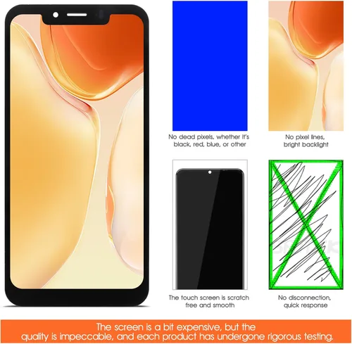 Vista 6 de Pantalla para Ulefone Armor 6 Reemplazo de pantalla para Ulefone Armor 6E Pantalla LCD para Ulefone Armor 6S Pantalla táctil Digitalizador Asamblea