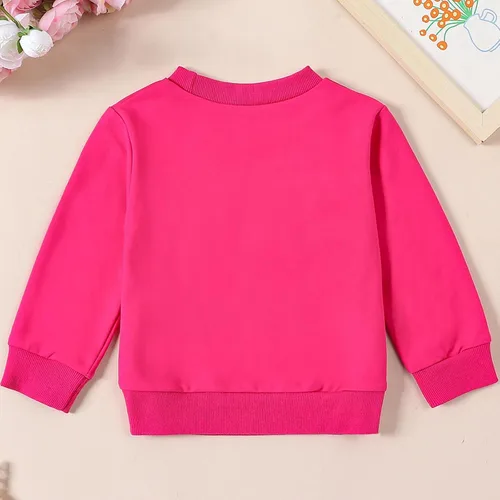 Vista 4 de Winioder Mommy and Me - Conjunto a juego con estampado de letras y cuello redondo, sudadera de manga larga para bebé