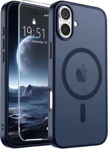 Vista 53 de SUPFINE Funda magnética para iPhone SE 2022 (3ª)/2020 (2ª), iPhone 8 (compatible con MagSafe) (protección contra caídas de grado militar), funda