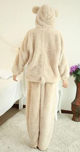 Vista 5 de Elonglin - Pijama unisex con capucha