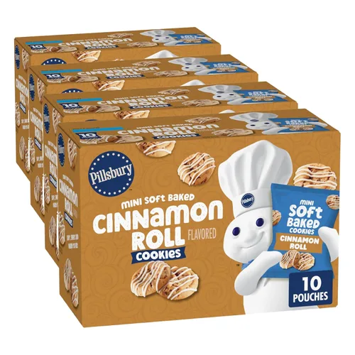 Vista 12 de Pillsbury Mini galletas de chispas de chocolate horneadas suaves, tamaño compartido, 6 oz