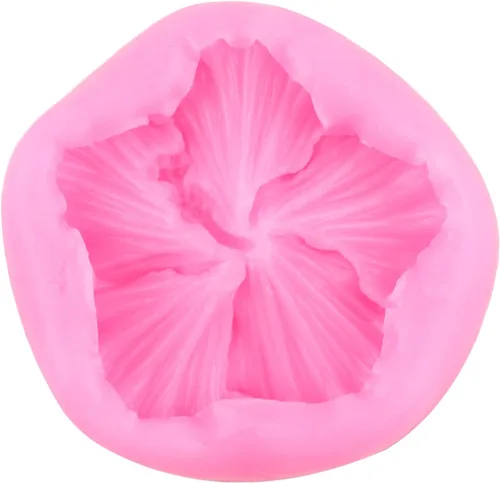 Vista 4 de ZiXiang Molde de silicona de flores de orquídea, molde de fondant de plumeria, moldes de hibisco, moldes de chocolate para decoración de pasteles