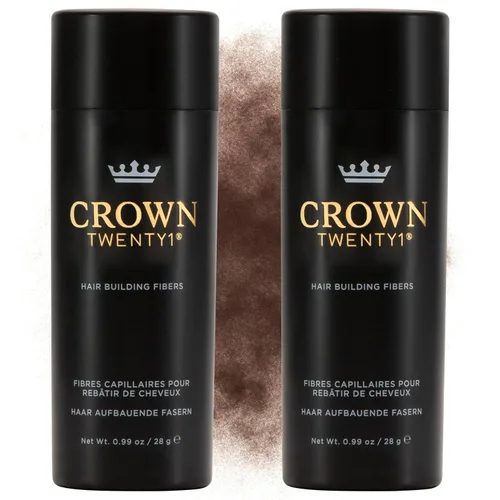 Vista 17 de CROWN Fibras para la construcción del cabello (0.99 oz), cubren instantáneamente el cabello fino y adelgazante para un aspecto más grueso