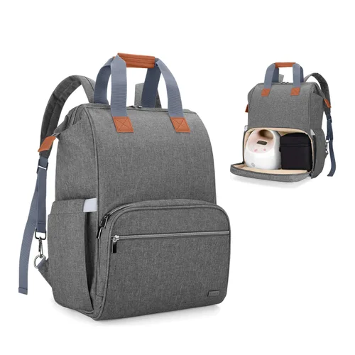 Vista 8 de Teamoy Bolsa para extractor de leche compatible con Spectra S1, S2, Medela y bolsa enfriadora, bolsa convertible para extractor de leche y mochila