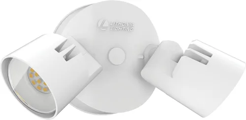 Vista 20 de Lithonia Lighting HomeGuard - 2 luces LED de inundación para exteriores, luces LED para exteriores, sensor de atardecer a amanecer, lúmenes Blanco