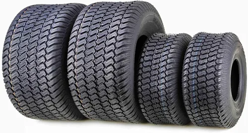 Vista 7 de WANDA - Juego de 2 neumáticos para corta césped de 11 x 4-5 para carritos de jardín de giro cero de 11 x 4 x 5 / 4 capas - 13204
