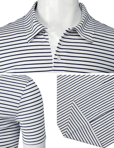 Vista 4 de H2H Polo - Camiseta casual ajustada, para hombre, de varios estilos y diseños