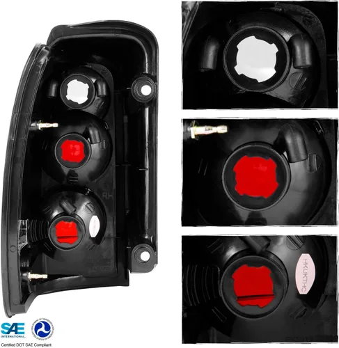 Vista 2 de AKKON - Luces traseras para Toyota 4Runner SR5 Limited Sport SUV 1996-2002 Reemplazo directo del lado del conductor y del pasajero de la lente
