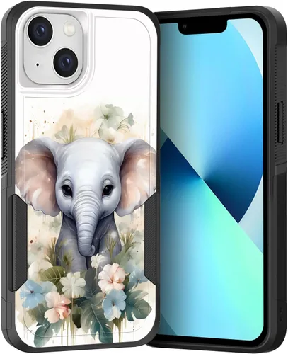 Vista 213 de Funda para iPhone Air, doble capa híbrida resistente resistente a prueba de golpes de policarbonato duro + funda protectora de silicona suave