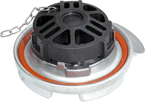 Vista 4 de Tapa de combustible diesel estilo palanca de aluminio sin bloqueo para Peterbilt