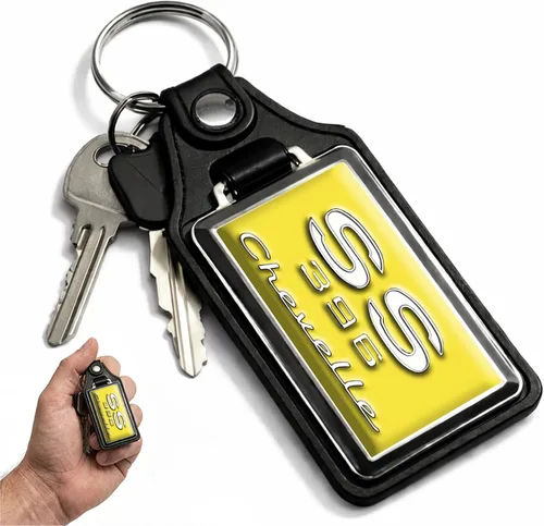 Vista 68 de Brotherhood Llavero de coche para Chevelle - Llavero de modelos clásicos para hombres y mujeres, llavero de regalo