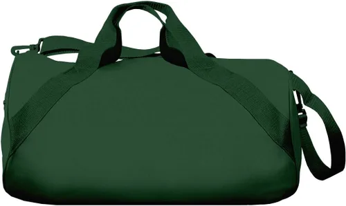 Vista 2 de Texto personalizado para niña de voleibol bolsa de lona con barril, Bosque