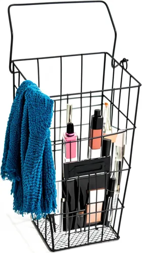 Vista 2 de Trademark Innovations Metal Wire and Mesh Hanging Utensil and Storage Basket (Pack of 2)