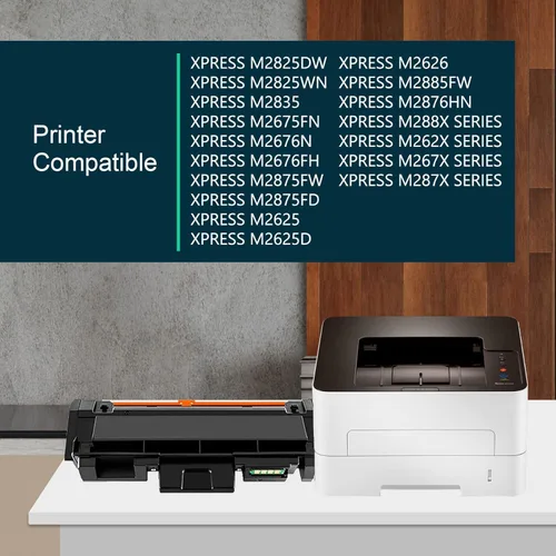 Vista 2 de MLT-D116L 116L - Cartucho de tóner negro - (SU832A) Reemplazo para Samsung D116L MLT-D116L Toner Xpress M2825DW M2825WN M2835DW M2675FN M2676N