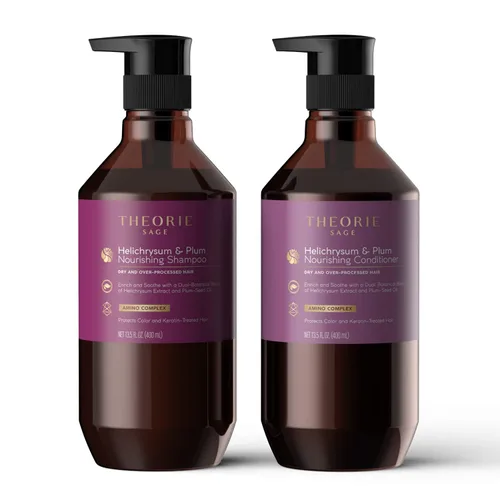 Vista 5 de Theorie Helichrysum & Plum - Acondicionador nutritivo - Para cabello seco y sobreprocesado, 13.5 fl oz